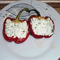 Pimentos com Queijo Cottage