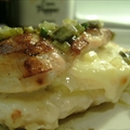 Pineapple and old cheddar stuffed chicken breasts