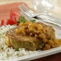Pineapple Curried Pork Chops