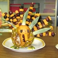 Pineapple Turkey Centerpiece Appetizer