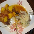 Pinneapple and Spiced Rum Chops