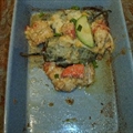Poblano Chiles Rellenos with Lobster, Avocado, and Pepitas O