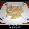 Polish laid noodles/dumplings (Kluski kladzione)