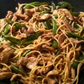 Pork and Snap Pea Lo Mein