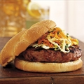 Pork Burgers with Apple Tarragon Slaw