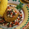 Pork Chops with Black and White Salsa