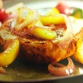 Pork Chops with Sauteed Apples and Onions