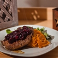 pork cutlets with cranberry port sauce