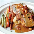 Pork Tenderloin Roast with Apple, Onion and Garlic Gravy