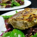 Pork with beetroot salad