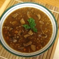 Portabella Mushroom and Barley Soup