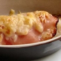 Potato, Celery Root and Ham Gratin