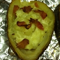 Potatoes Stuffed with Cheddar Cheese and Bacon