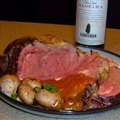 Prime Rib Roast with Madeira Wine Sauce