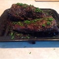 Prime Rib with asian spiced mushrooms