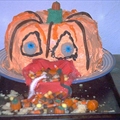 Puking Pumpkin Cake