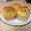 Quick Cheese and Bacon Muffins