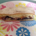 Quick fruit sponge cake