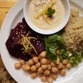 Quinoa Beet Salad with Miso-Tahini Dressing