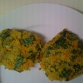 Quinoa Garden Cakes with Lemony Yogurt