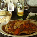 Rabbit Stew in White Wine Sauce (Pressure Cooker)