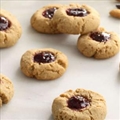 Raspberry Chocolate Thumbprint Cookies
