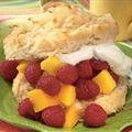 Raspberry-Mango Shortcakes