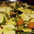 Ravioli Salad with Vegetables and Ham