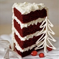 Red Velvet Cake with Coconut-Cream Cheese Frosting