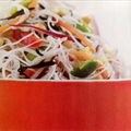Rice Noodle and Edamame Salad