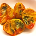 Ricotta and spinach pasta shells
