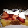 Ricotta Orange Pound Cake with Strawberries