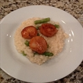 Risotto with Scallops and Asparagus