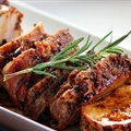 Roast Pork Loin with Bacon and Brown Sugar Glaze