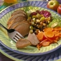 Roasted Caribbean Pork Tenderloin with Apple-Fennel Chutney