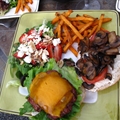 Roasted Garlic Burgers