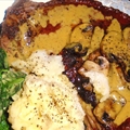 Roasted New York Strip Steak with Port Wine Mustard Sauce