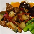 Roasted Potatoes with Bacon, Onions, and Sage