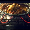 Roasted Sweet Cream of Corn Whole Chicken with Lemon Zest