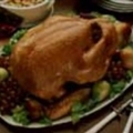 Roasted Turkey with Cranberry Fruit Dressing