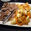 Slowcooker Rolled Roast Beef with Yorkshire Pudding