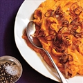 Rosemary Mashed Sweet Potatoes with Shallots