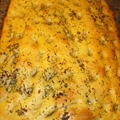 Rosemary/sage/garlic Focaccia Nicole