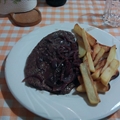 Rump Steak with Red Wine And Shallots