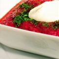 Russian Borscht (Beet Soup)