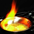 Saganaki (Greek Flaming Cheese) (Low Carb Version)