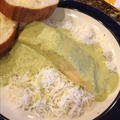 Salmon in Green Chili Cream Sauce Salmon in Green Chili Cream Sauce