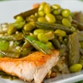 Salmon Stir-Fry with Pan Sauce