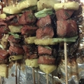 Salmon Teriyaki Skewers with Pineapple