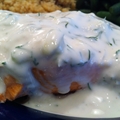 Salmon: Tzatziki